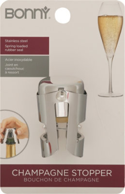 Bonny Champagne Stopper Stainless Steel - Each - Image 2