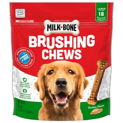 Milk-Bone Brushing Chews Dental Dog Treats Large - 24.2 Oz - Image 1