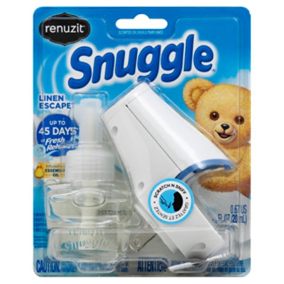 Renuzit Snuggle Scented Oil Plug In Refill Air Freshener & Plugin Linen Escape - 0.67 Fl. Oz. - Image 1