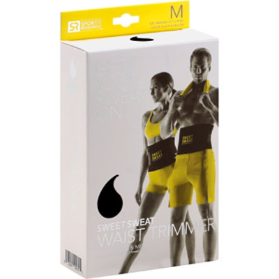 Sweet Sweat Waist Trimmer - Black/Yellow Logo