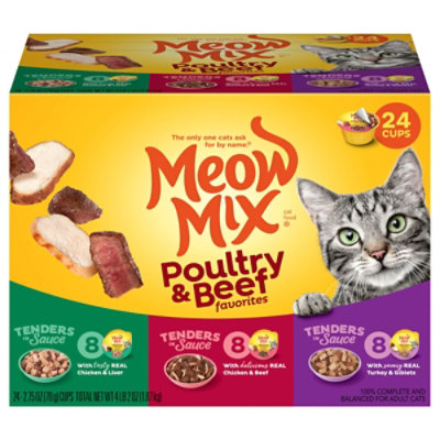 meow mix poultry and beef