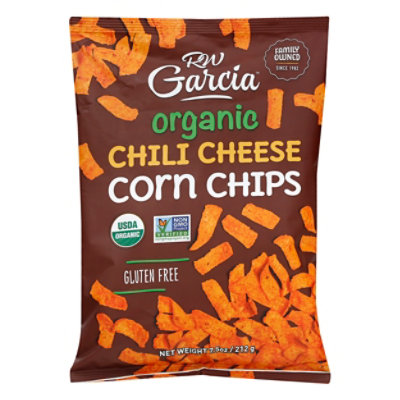 Rw Garcia Organic Chili Cheese Corn Chips Gluten Free - 7.5 Oz