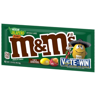M&Ms Chocolate Candies Peanut Mexican Jalapeno - 1.74 Oz - Image 4