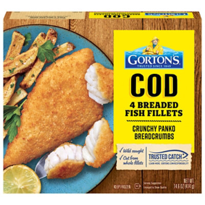 Gorton's Crunchy Panko Breadcrumbs Cod Fillets - 14.6 Oz - Image 3