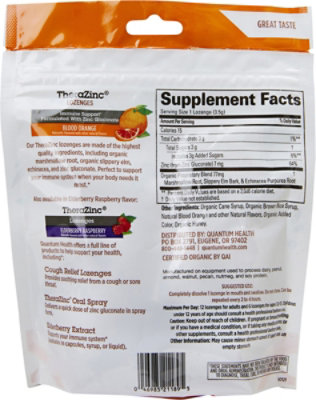 Quantum Therazinc Immune Support Lozenges Blood Orange - 18 Count - Image 5