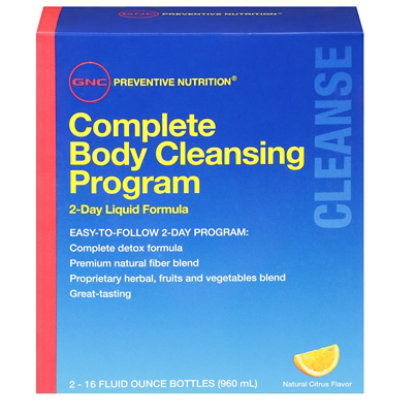 GNC Preventive Nutrition Complete Body Cleanse 2day - 32 Oz - shaws