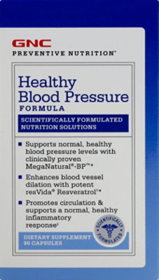 GNC Preventive Nutrition Healthy Blood Pressure - 90 Count - Image 2