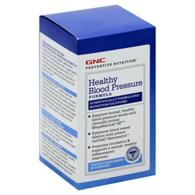 GNC Preventive Nutrition Healthy Blood Pressure 90 Count Safeway