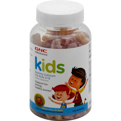 GNC Kids Calcium Gummy - 120 Count - Image 1