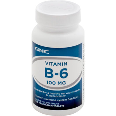 GNC Vitamin B6 100 - 100 Count - Image 1