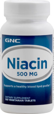 GNC Niacin 500 - 100 Count - Image 2