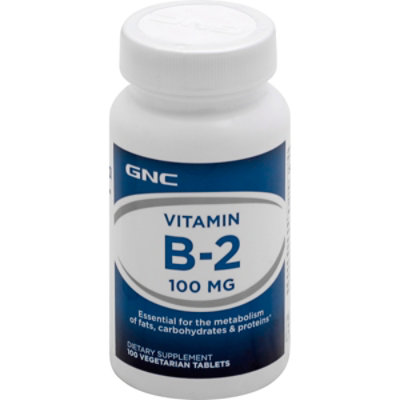 GNC Vitamin B2 102 - 100 Count - Image 1