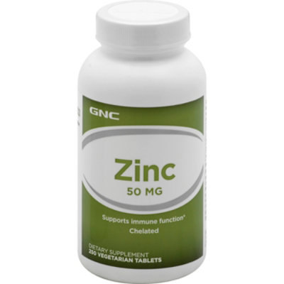 GNC Zinc 52 - 250 Count - Image 1