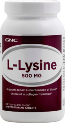 GNC Lysine 500 - 250 Count - Image 2