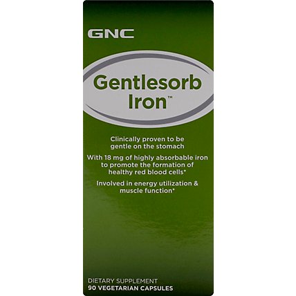 GNC Gentlesorb Iron - 90 Count - Image 2