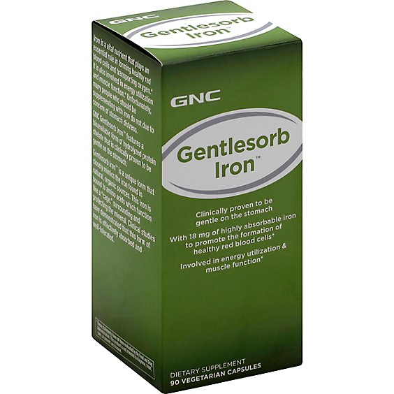 GNC Gentlesorb Iron - 90 Count