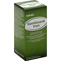 GNC Gentlesorb Iron - 90 Count - Image 1