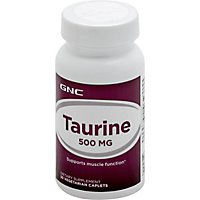 GNC Taurine 502 - 50 Count - Image 1