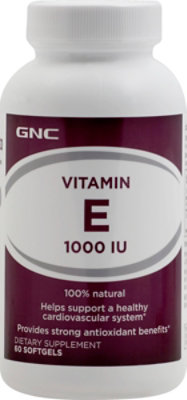 GNC Vitamin E 1000 - 60 Count - Image 2