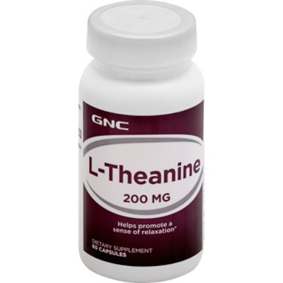 GNC Theanine - 60 Count - Image 1