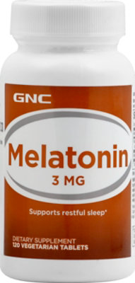 GNC Melatonin 3 - 120 Count - Image 2
