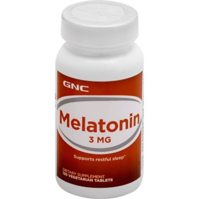 GNC Melatonin 3 - 120 Count - Image 1