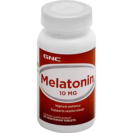 GNC Melatonin 12 - 60 Count - Image 1