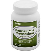 GNC Potassium  Magnesium Aspartate - 120 Count - Image 1