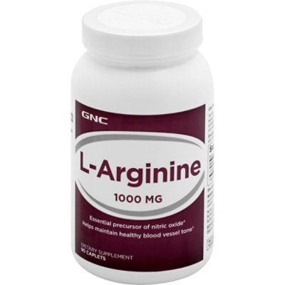 GNC Arginine 1000 - 90 Count - Image 1