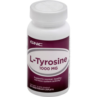 GNC Tyrosine 1002 - 60 Count - Image 1