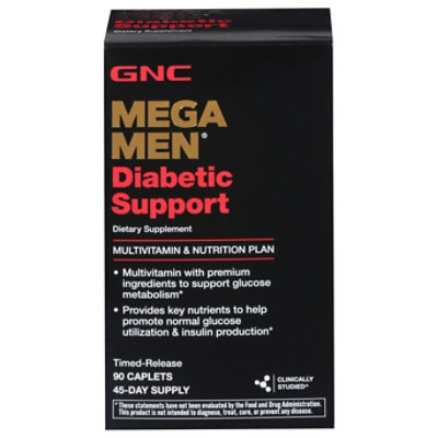 GNC Mega Men Diabetic - 90 Count - Image 3