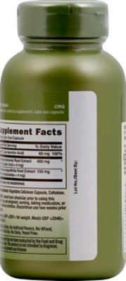 GNC Herbal Plus  Echinacea  Vitamin C - 60 Count - Image 3