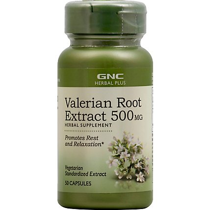 GNC Herbal Plus  Valerian - 50 Count - Image 2