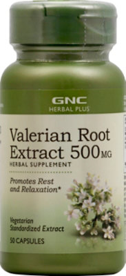 GNC Herbal Plus  Valerian - 50 Count - Image 2