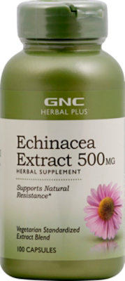 GNC Herbal Plus  Echinacea - 100 Count - Image 2