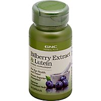 GNC Herbal Plus  Bilberry  Lutein - 60 Count - Image 1