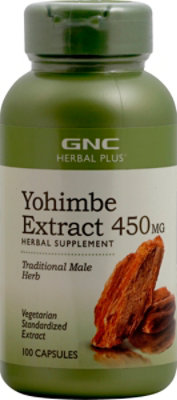 GNC Herbal Plus  Yohimbe - 100 Count - Image 2