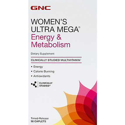 GNC Womens Energy & Metabolism 90ct - 90 Count - Image 2