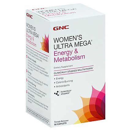 GNC Womens Energy & Metabolism 90ct - 90 Count - Image 1