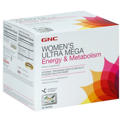 GNC Womens Energy & Metabolism Vitapak - 30 Count - Image 1
