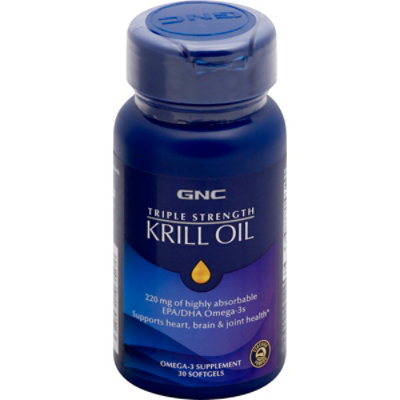 GNC  Triple Strength Krill Oil