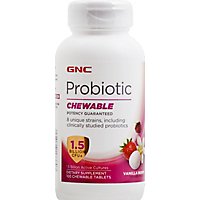 GNC Probiotic 15 Billion Chewable - 100 Count - Image 2