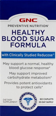 GNC Preventive Nutrition Healthy Blood Sugar - 60 Count - Image 2