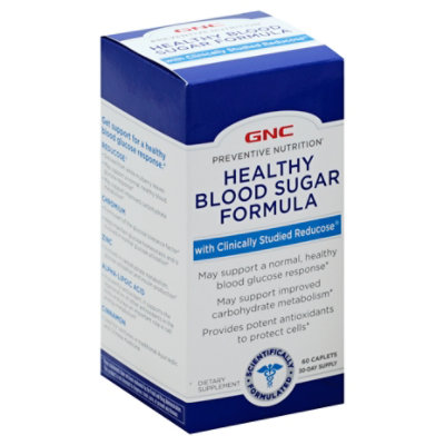 GNC Preventive Nutrition Healthy Blood Sugar - 60 Count - Image 1