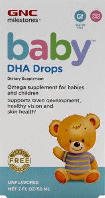 GNC Baby Dha Drops - 2 Oz - Image 2