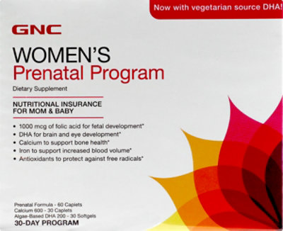 GNC Womens Prenatal Progam - 30 Count - Image 2