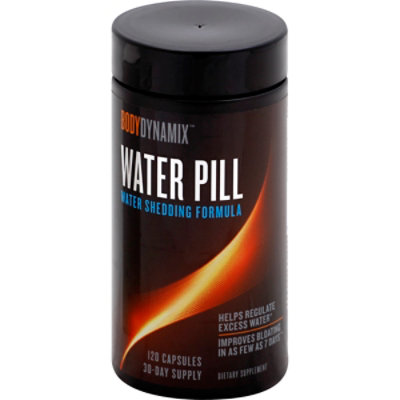 Body Dynamix Water Pill 120 Count Tom Thumb