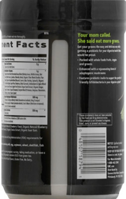GNC Earth Genius Smart Greens Berry - 14.4 Oz - Image 3