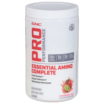 GNC Pro Performance Essential Amino Kiwi Strawberry - 30 Oz - Image 2