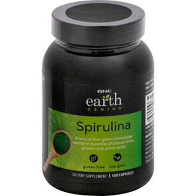 GNC Earth Genius Spirulina 100 Count Pavilions